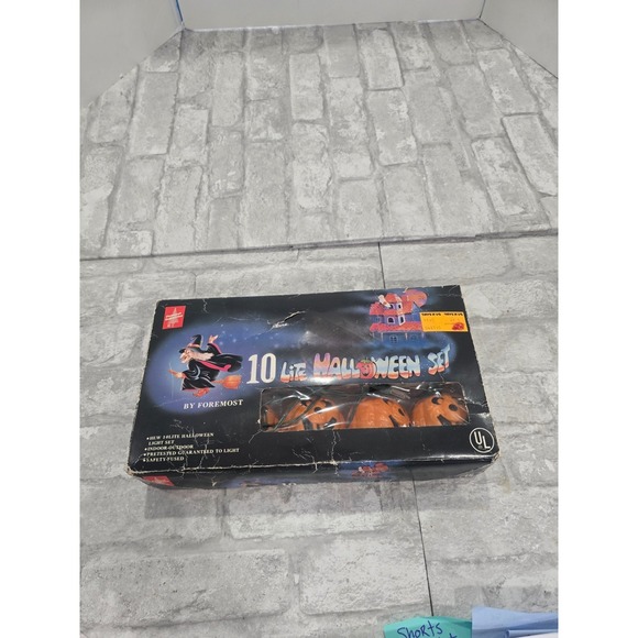 Vintage HALLOWEEN JackOLantern Blow Mold Pumpkin String Light Covers Lot Of 10 - Picture 5 of 10